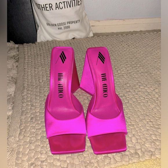 The Attico Devon Mule Pink - Picture 3 of 12